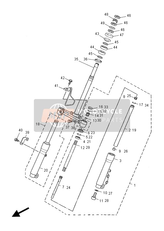 5C2F31364000, Tube, Outer (Right, Yamaha, 0